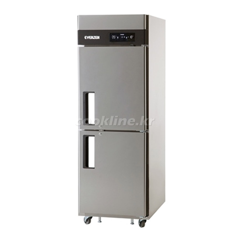 유니크대성 에버젠 25박스 냉장냉동고 스텐기존 간냉식 수직형냉장냉동고 UDS-25RFIE