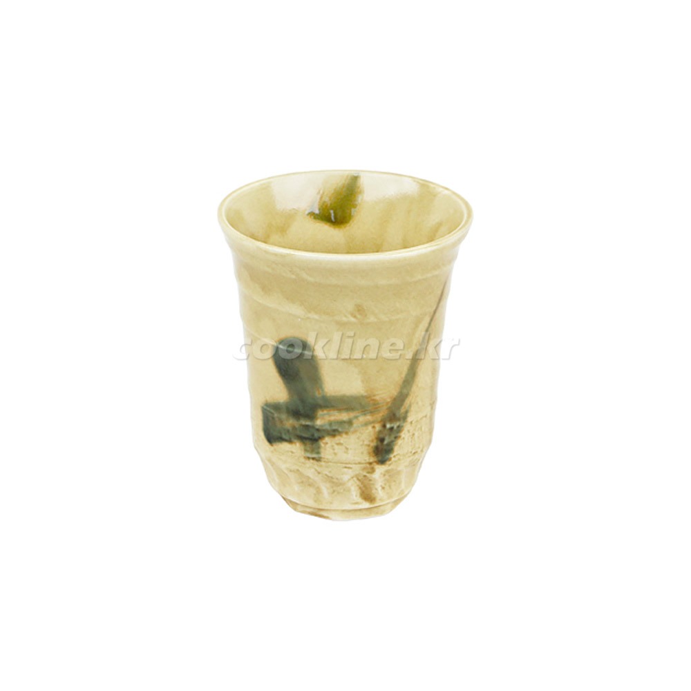 일제 폴로-71 컵(녹터치) 지름82×H99 [최소구매수량 5개] 일식물컵 도자기물컵 도자기컵 업소용물컵