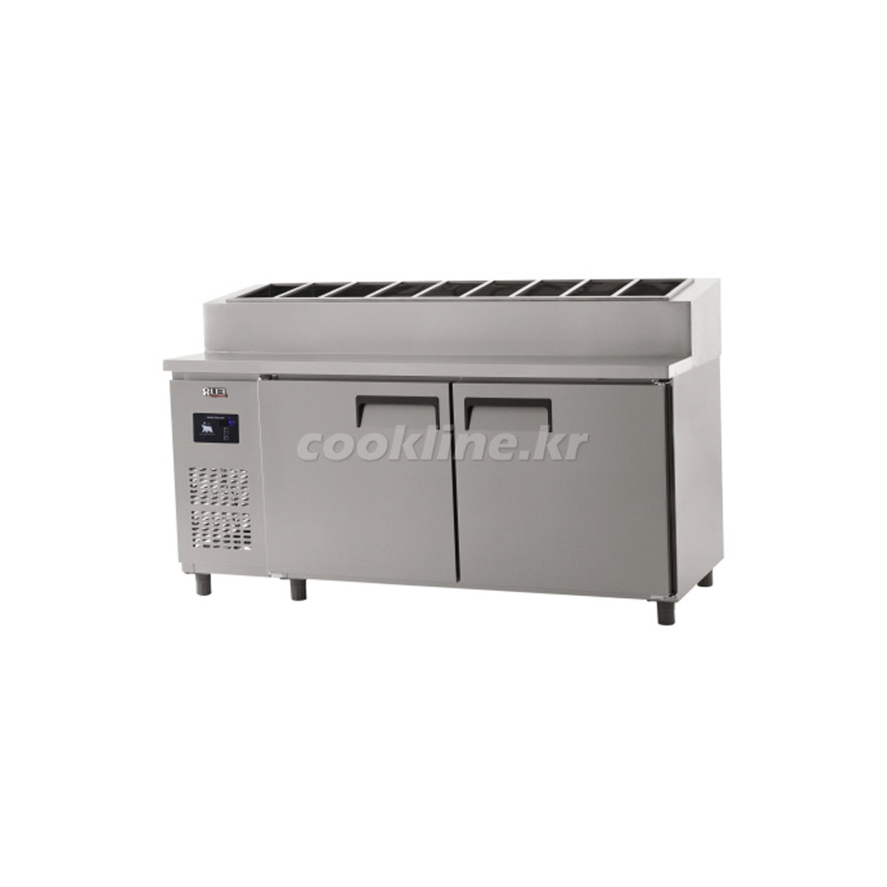 유니크대성 토핑테이블 냉장고 1800 [아날로그/디지털|메탈/스텐 선택가능] 토핑냉장고 업소용냉장고 UDS-18RPAR 18RPDR
