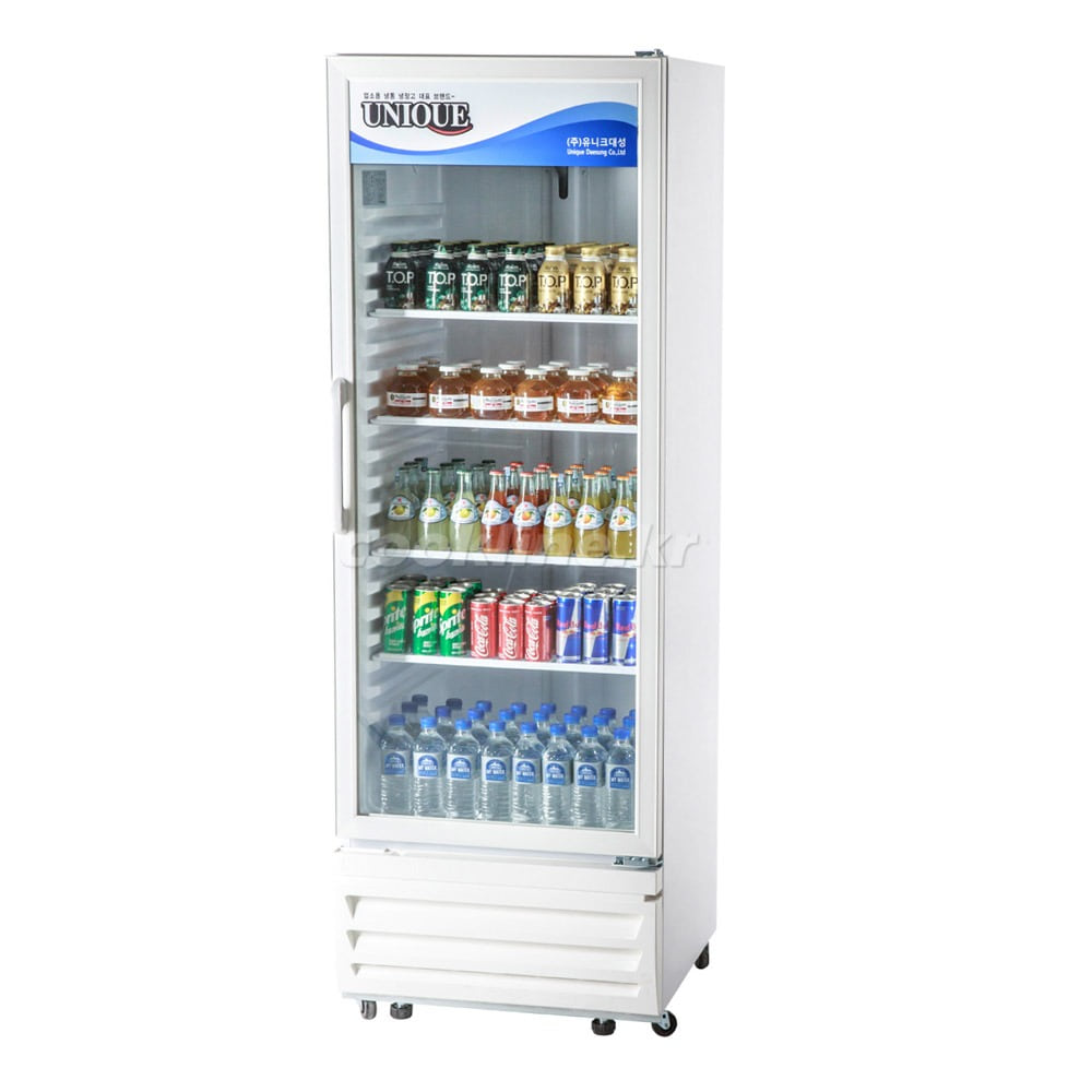 유니크대성 음료쇼케이스 수직냉장쇼케이스 아날로그 WRS-485RAR/L-DW
