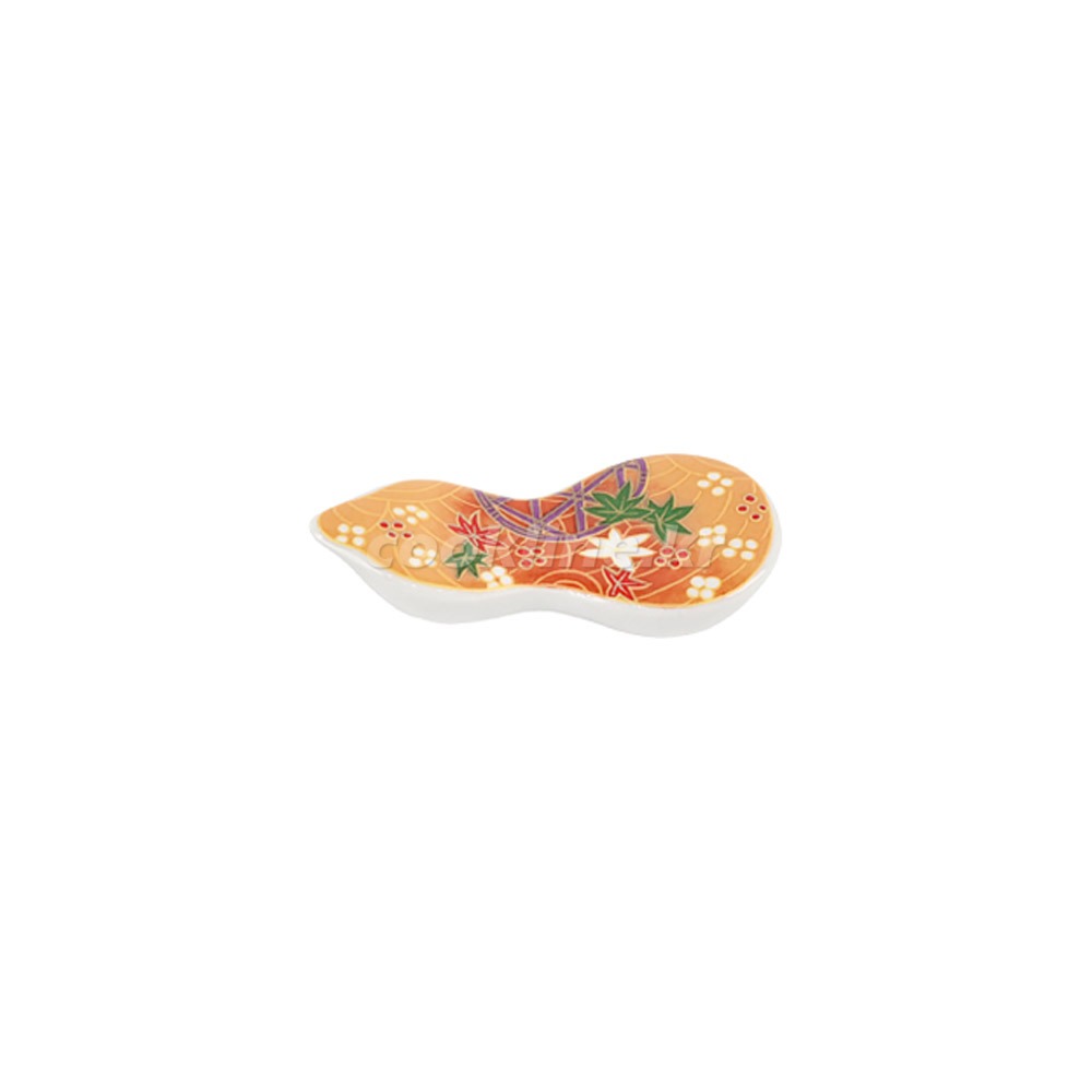 초이스-12B 호리병 젓가락받침(오렌지) 70x33xH13 수저받침 도자기수저받침 [최소구매 수량5개]