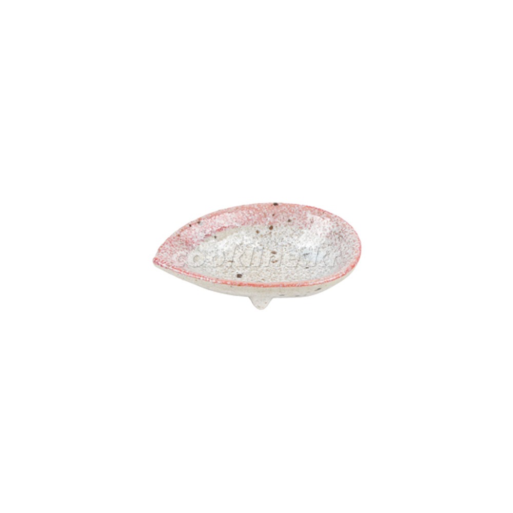 일제 티아라-103 나뭇잎 종지(핑크) 97×67×H30 [최소구매수량 5개] 소스종지 소스기 소스그릇 양념종지 도자기종지