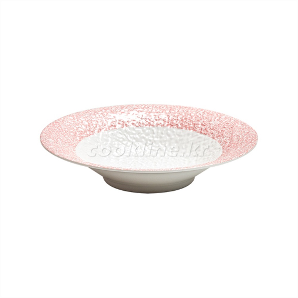 궁 핑크11-10인치 원쿠프 원형앞접시 원형그릇 원형찬그릇 멜라민그릇